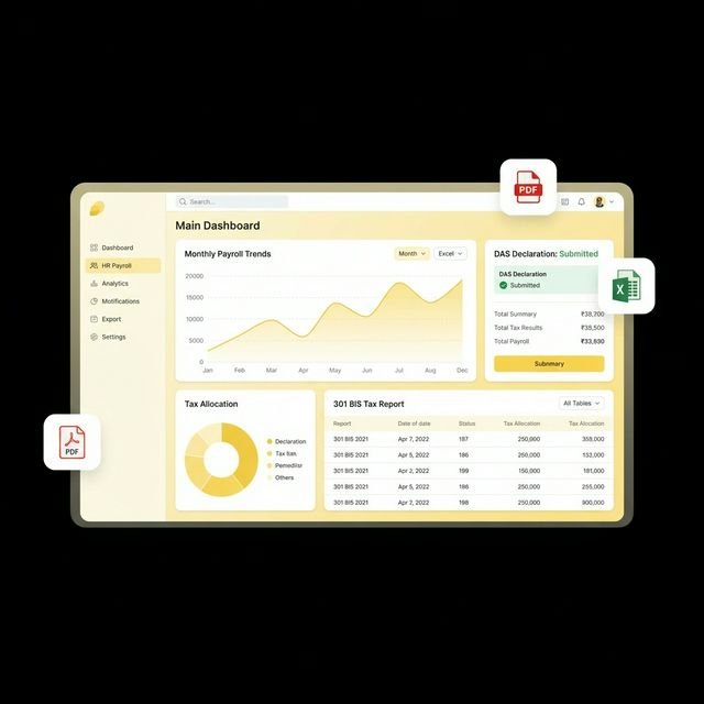 Odoo Paie Algérie - États et rapports de paie